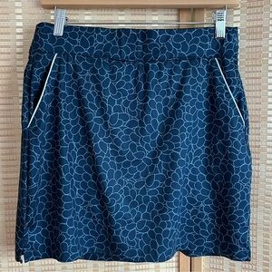 Dunning Golf Skort Navy Floral Women’s size small